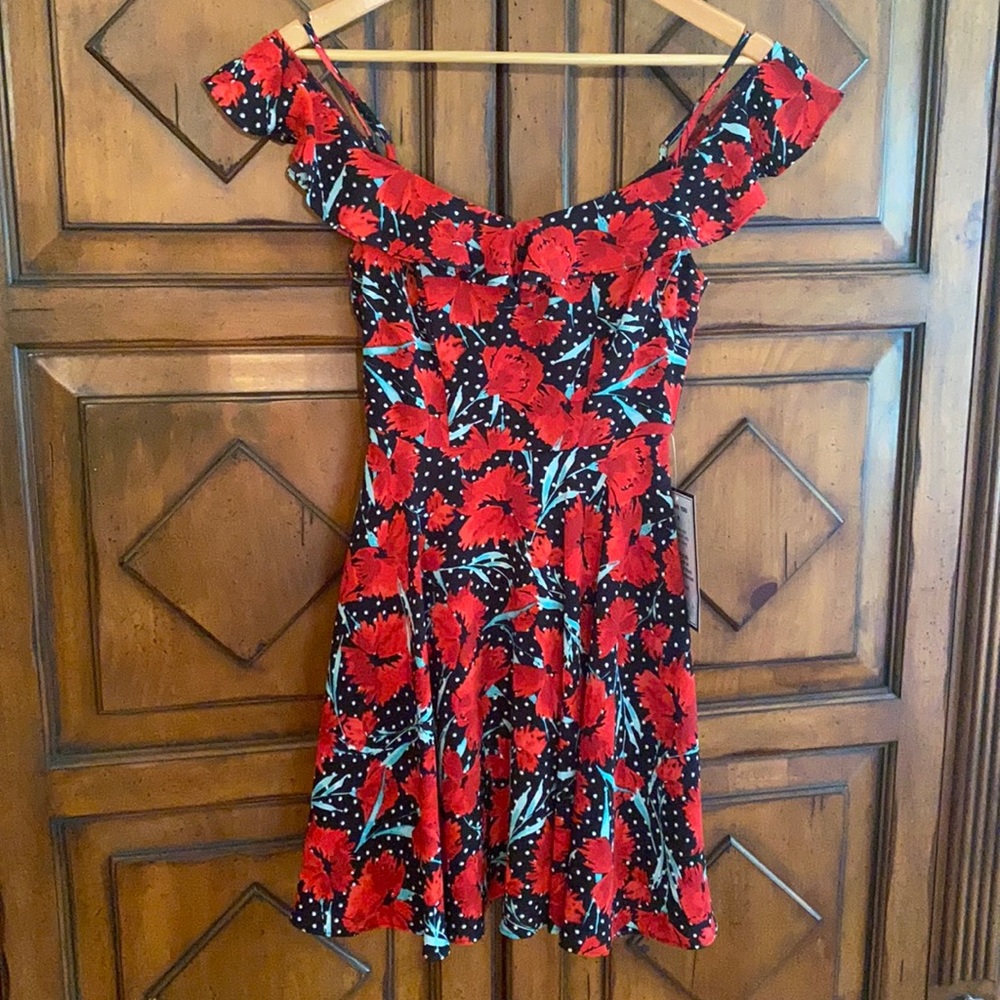 New with Tags, Size 1/2, Off shoulder dress